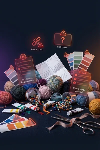 Crafts & Hobbies data challenges visualization