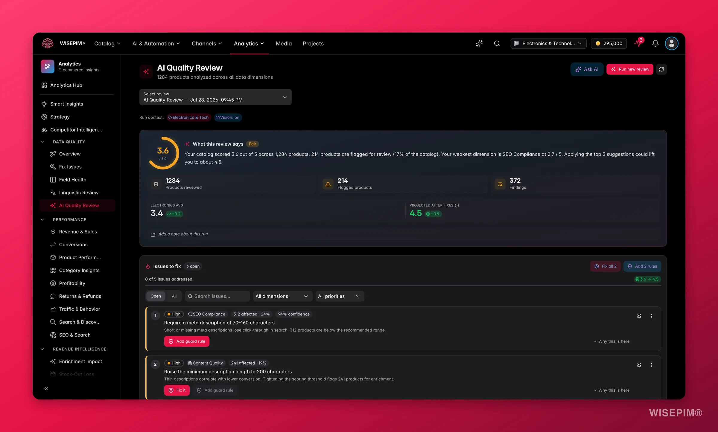 AI quality review