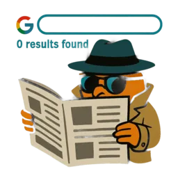 Spion uil mascotte verstopt voor Google zoekresultaten